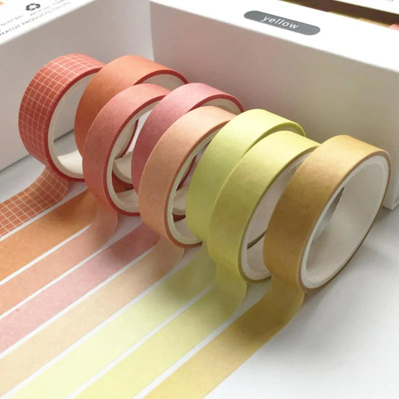Yellow Washi Tape Set