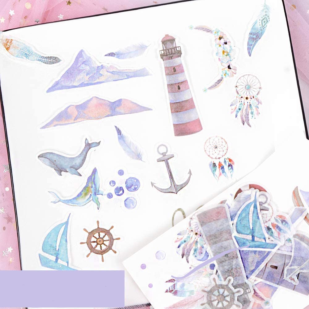 Ocean Whale Stickers