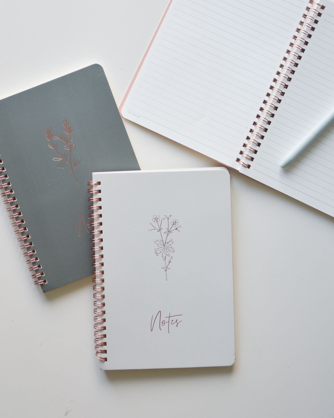 Floral Spiral Notebook