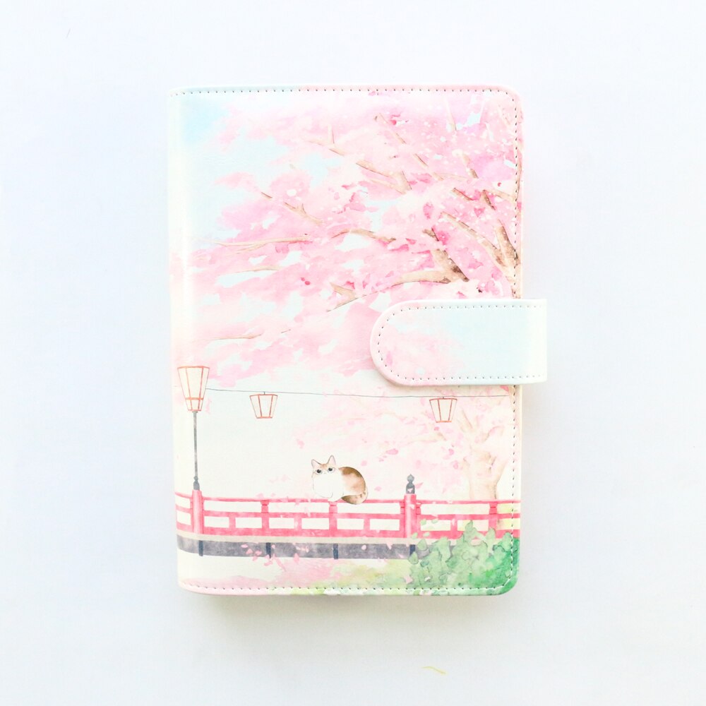 Cat Leather Binder