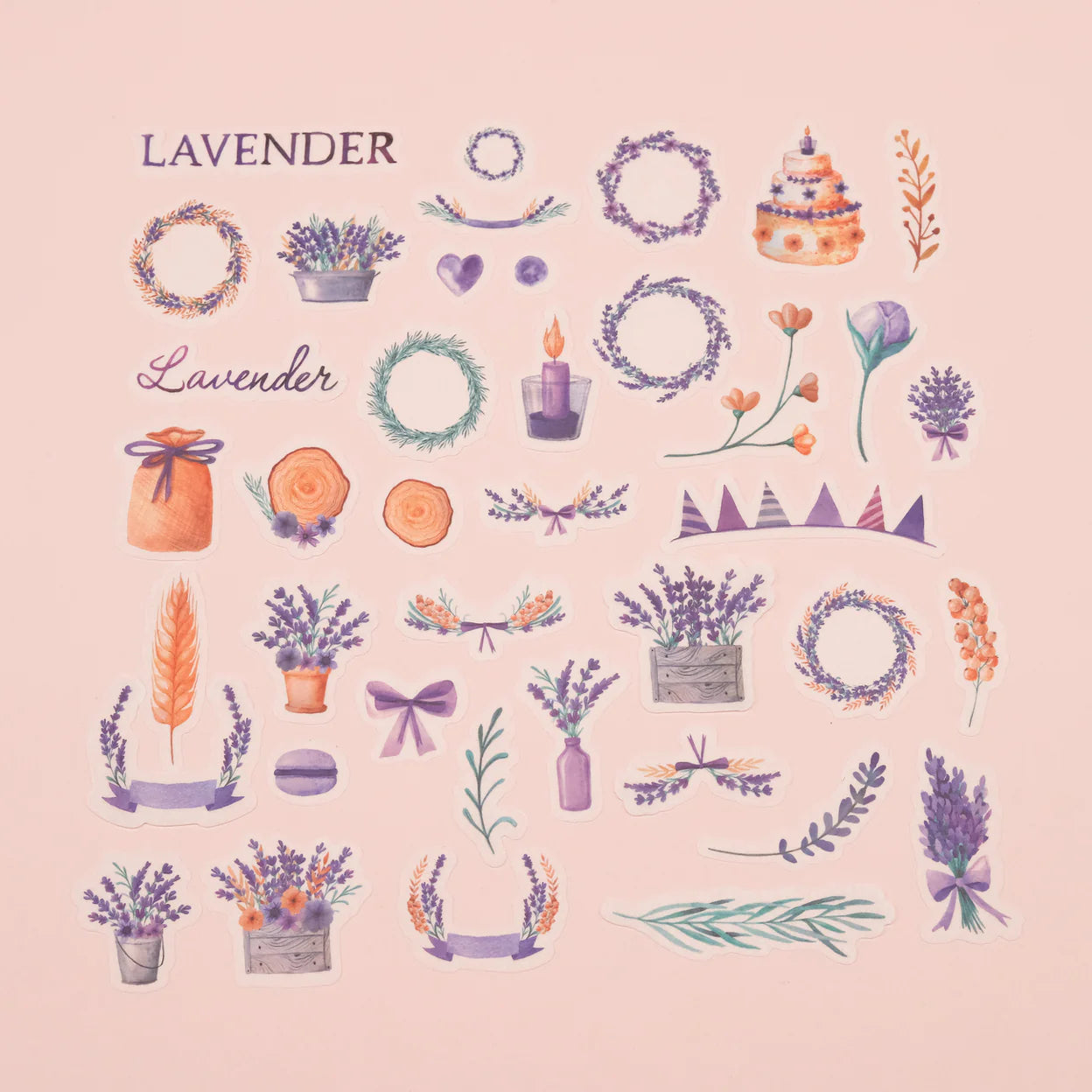 Lavender Stickers