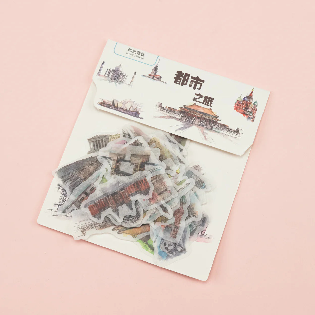 Famous Landmark Washi Stickers