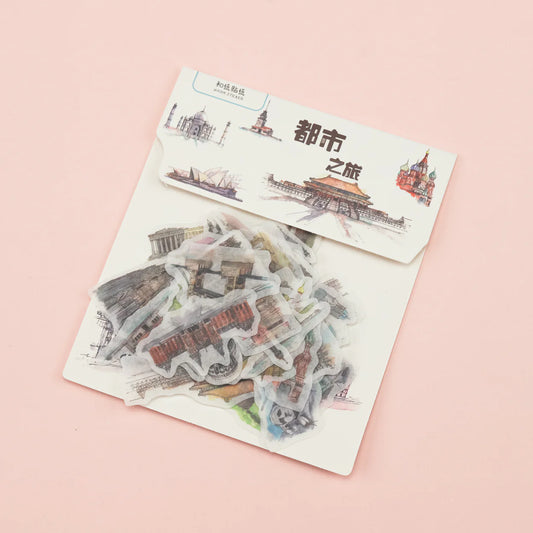 Famous Landmark Washi Stickers