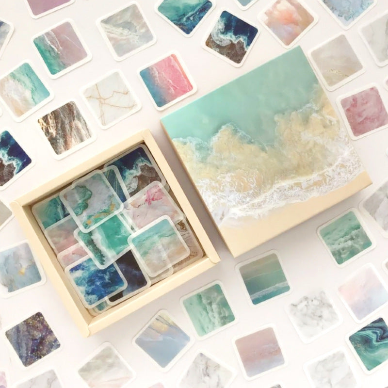 Ocean Wave Sticker Box