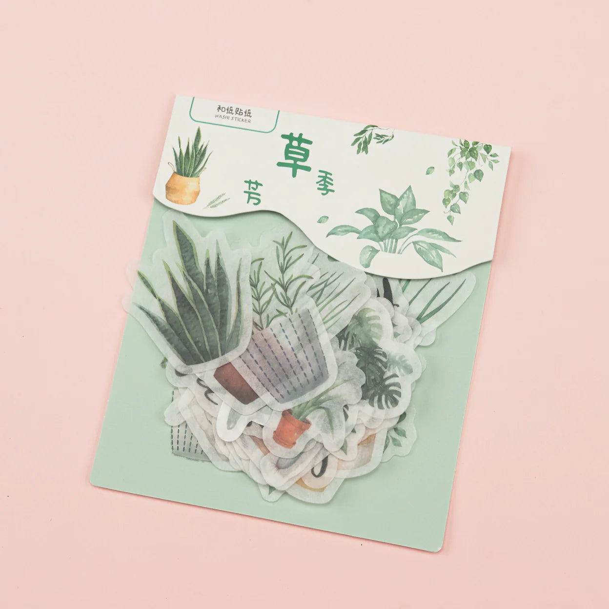 Herb Plant Washi Stickers