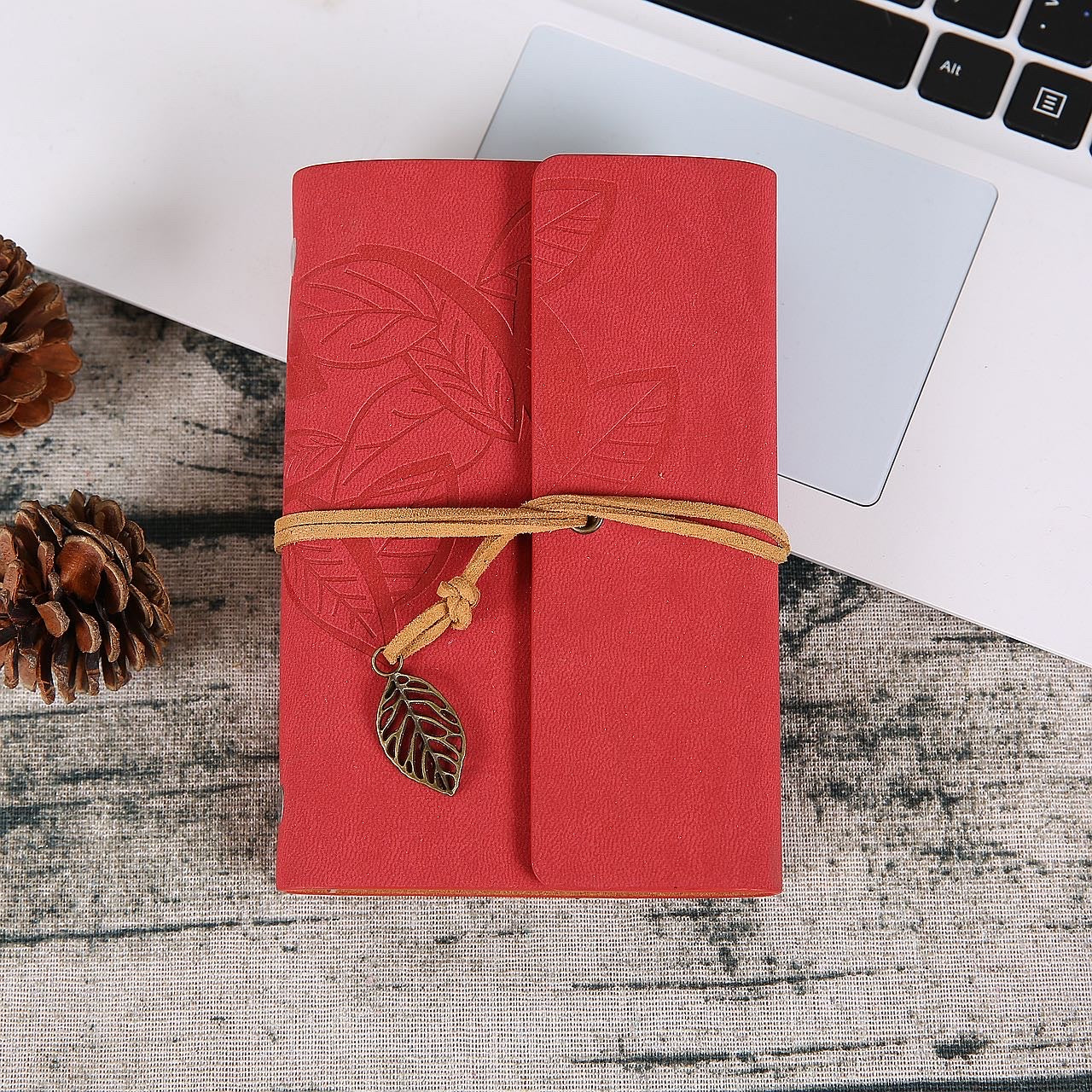 Leaf Leather Notebook