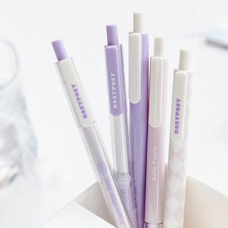 Rosy Posy Vanilla Gel Pen Set