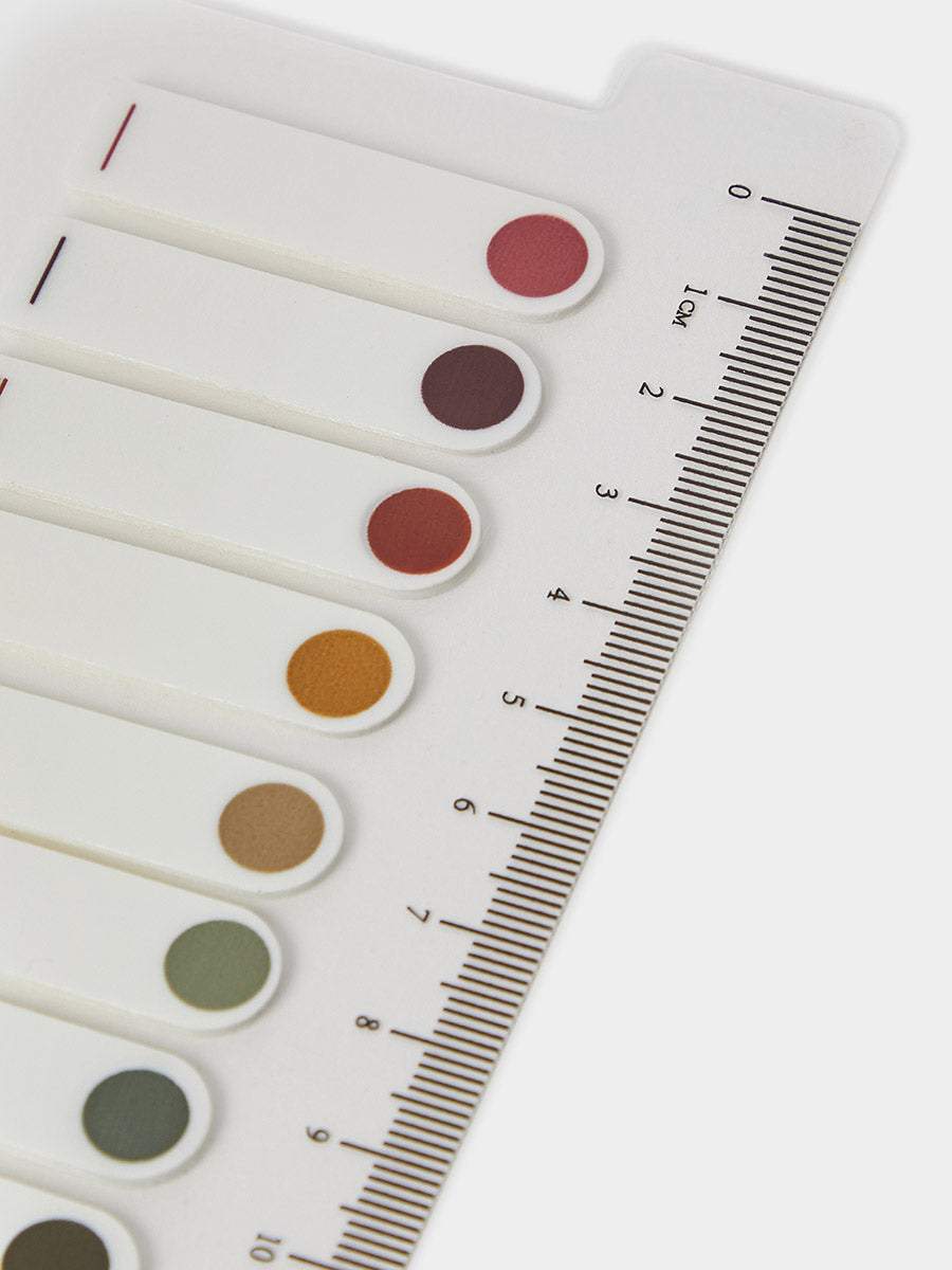 European Vintage Tag Sticky Notes With Ruler