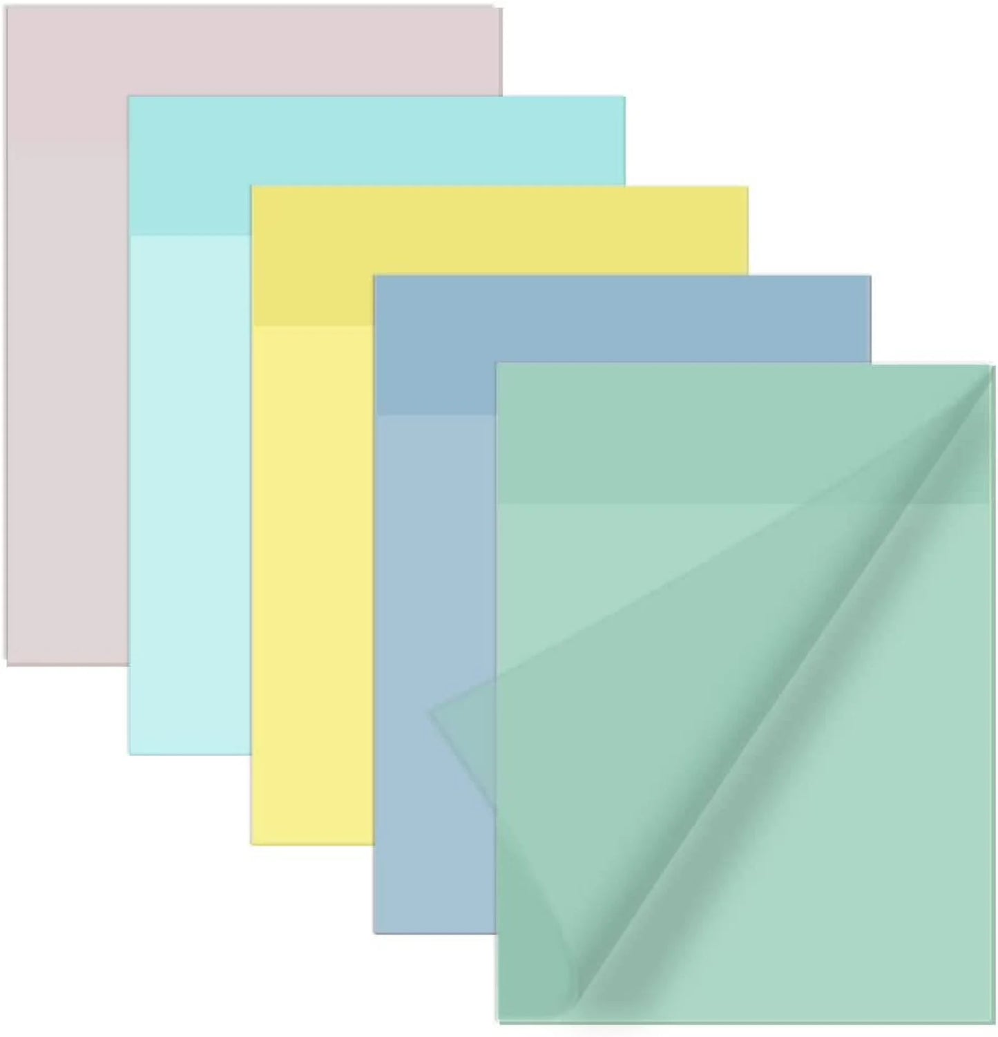 Pastel Transparent Sticky Notes