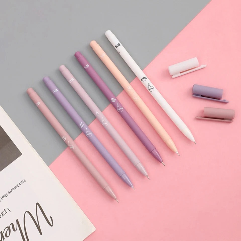 Purple Gradient Gel Pen Set