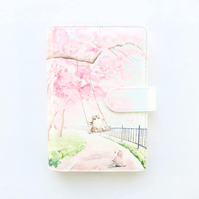 Cat Leather Binder