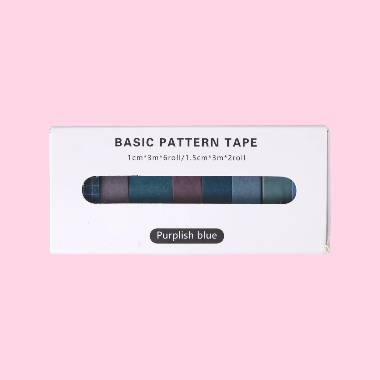 Purplish Blue Washi Tape Set