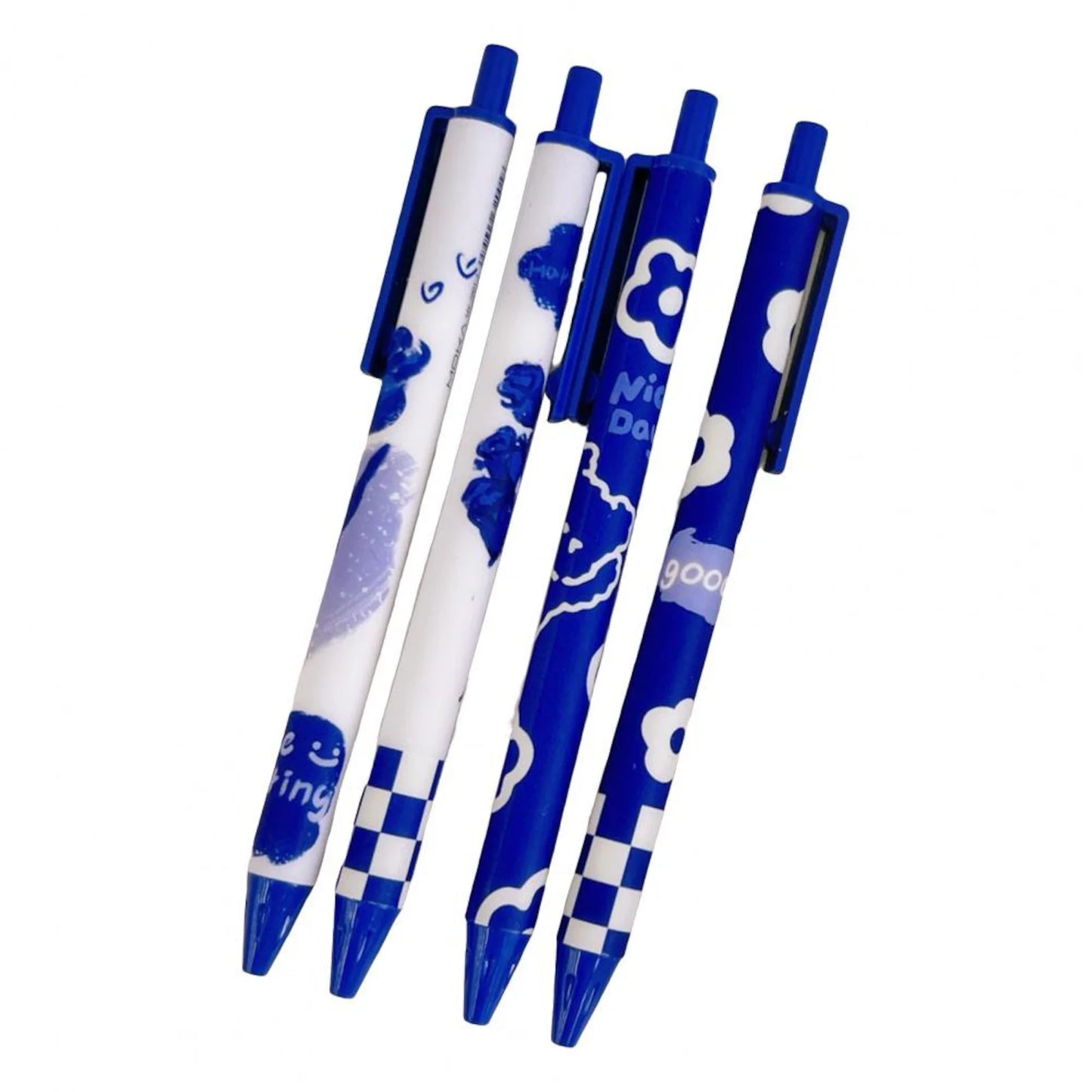 Moka Blue Rose Gel Pen Set