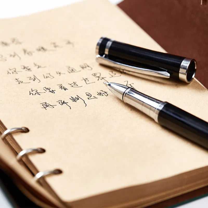 Leaf Leather Notebook
