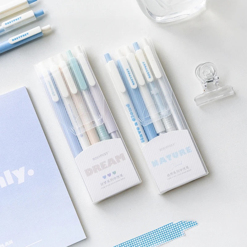 Rosy Posy Nature Gel Pen Set