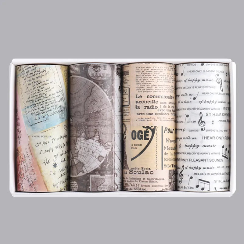 Vintage Wide Washi Tape Set