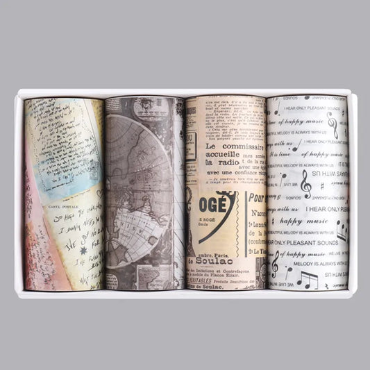 Vintage Wide Washi Tape Set