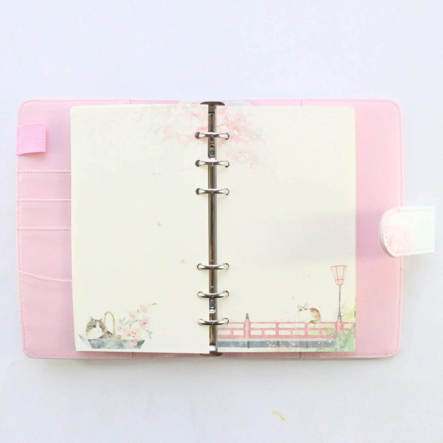 Cat Leather Binder