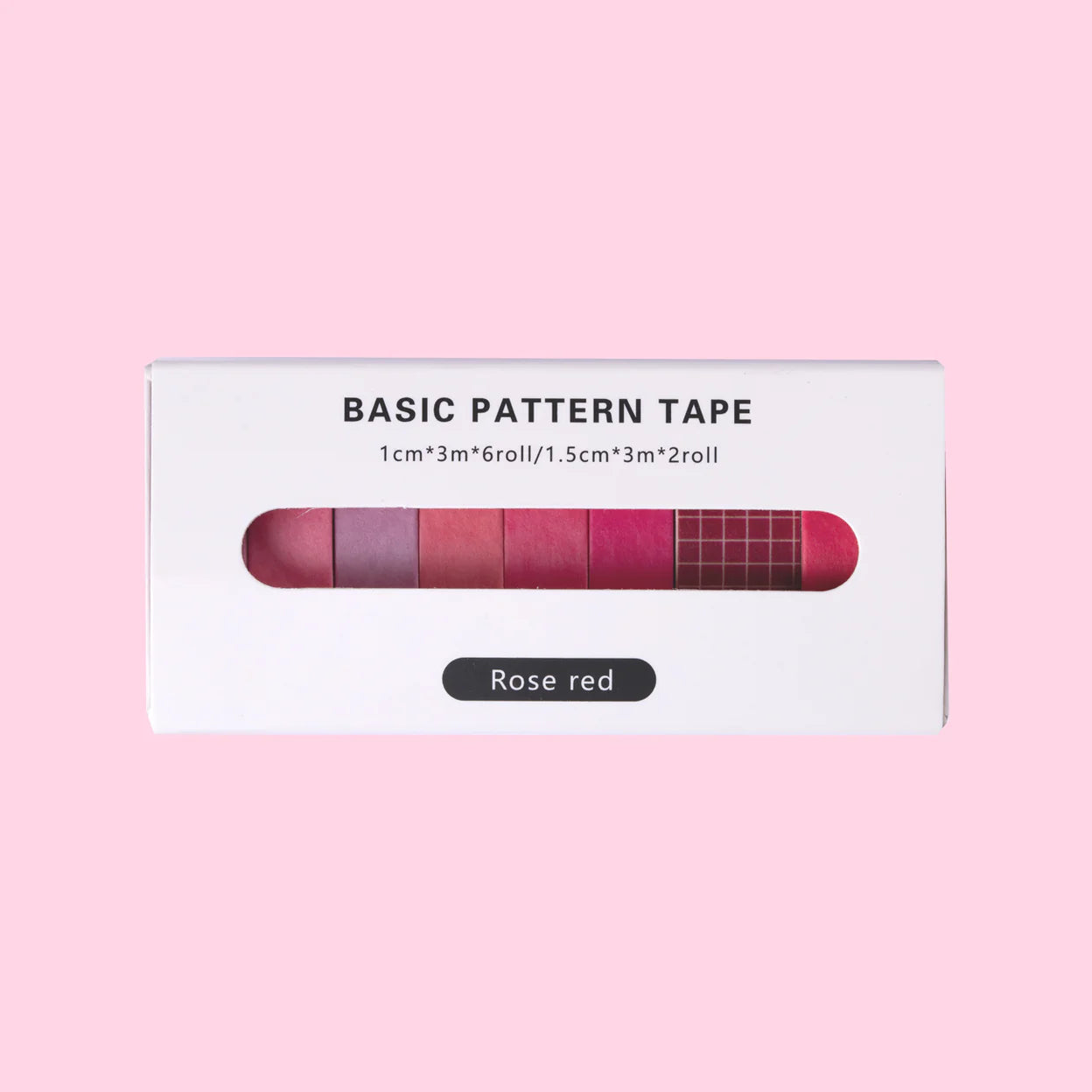 Rose Red Washi Tape Set