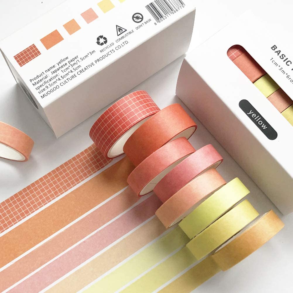Yellow Washi Tape Set
