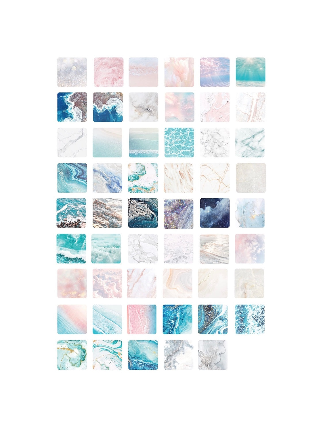 Ocean Wave Sticker Box