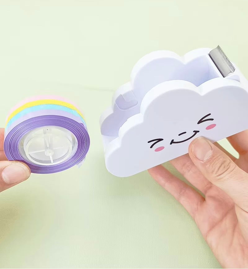 Rainbow Cloud Tape Dispenser