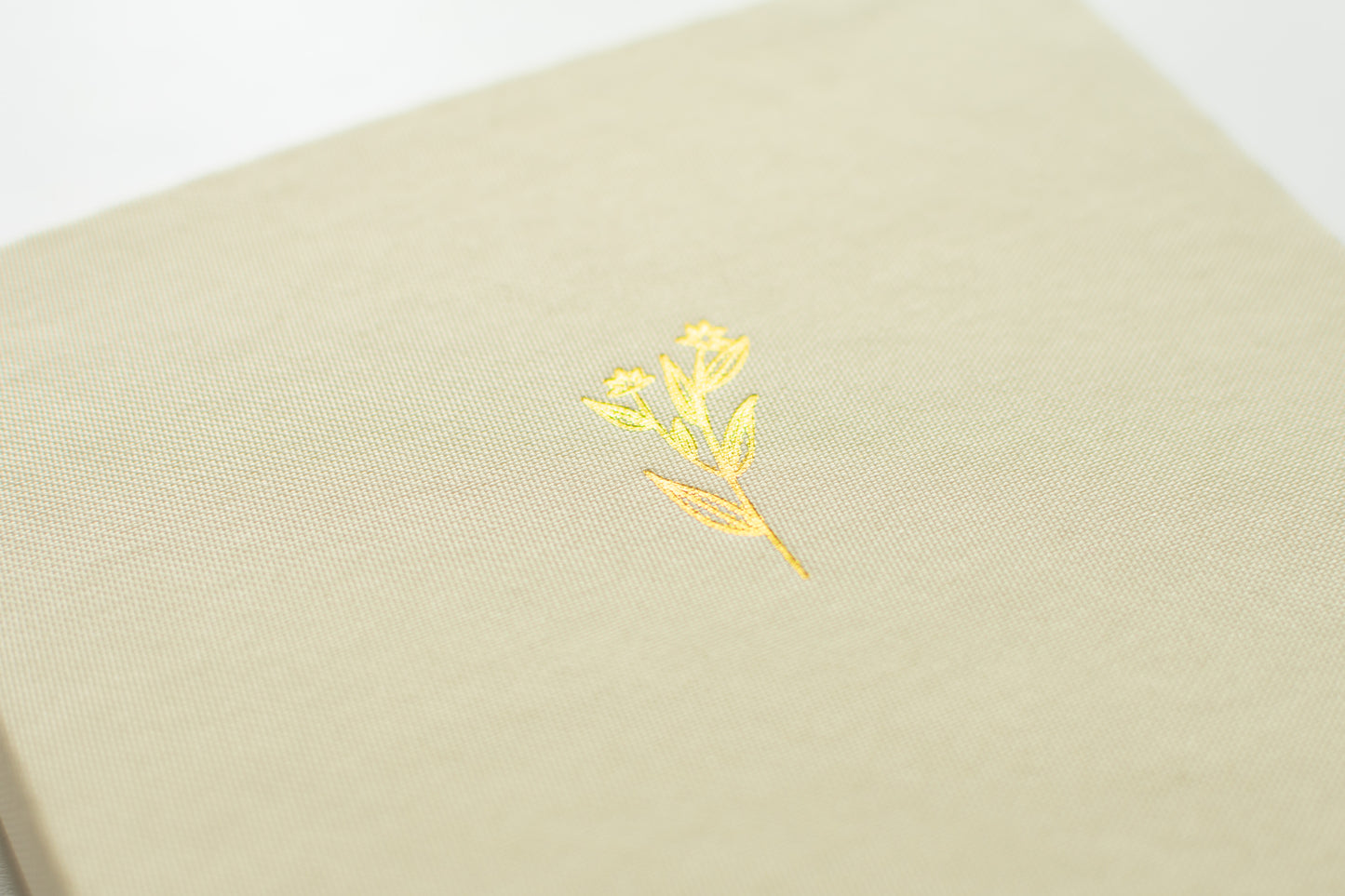 Cream Floral Notebook