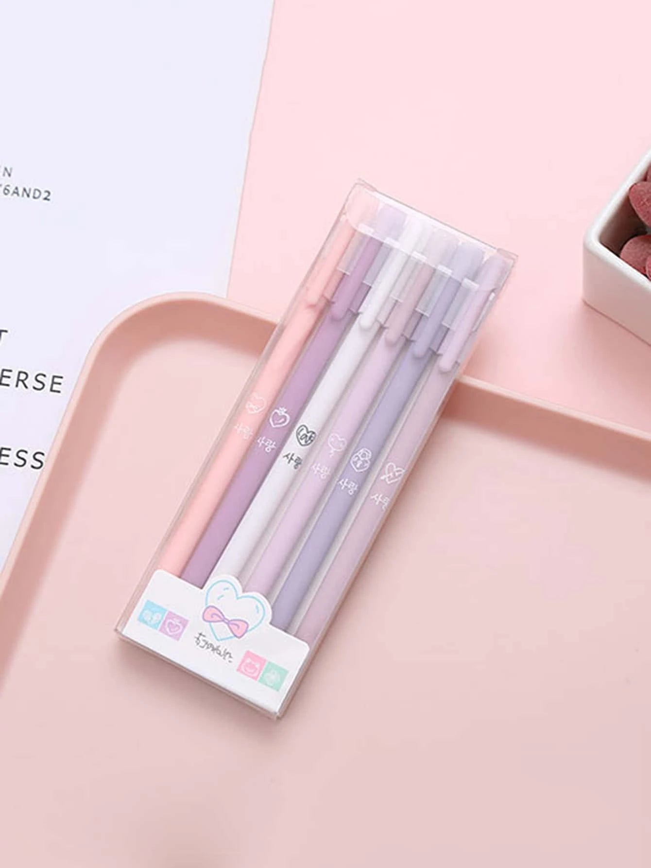 Purple Gradient Gel Pen Set