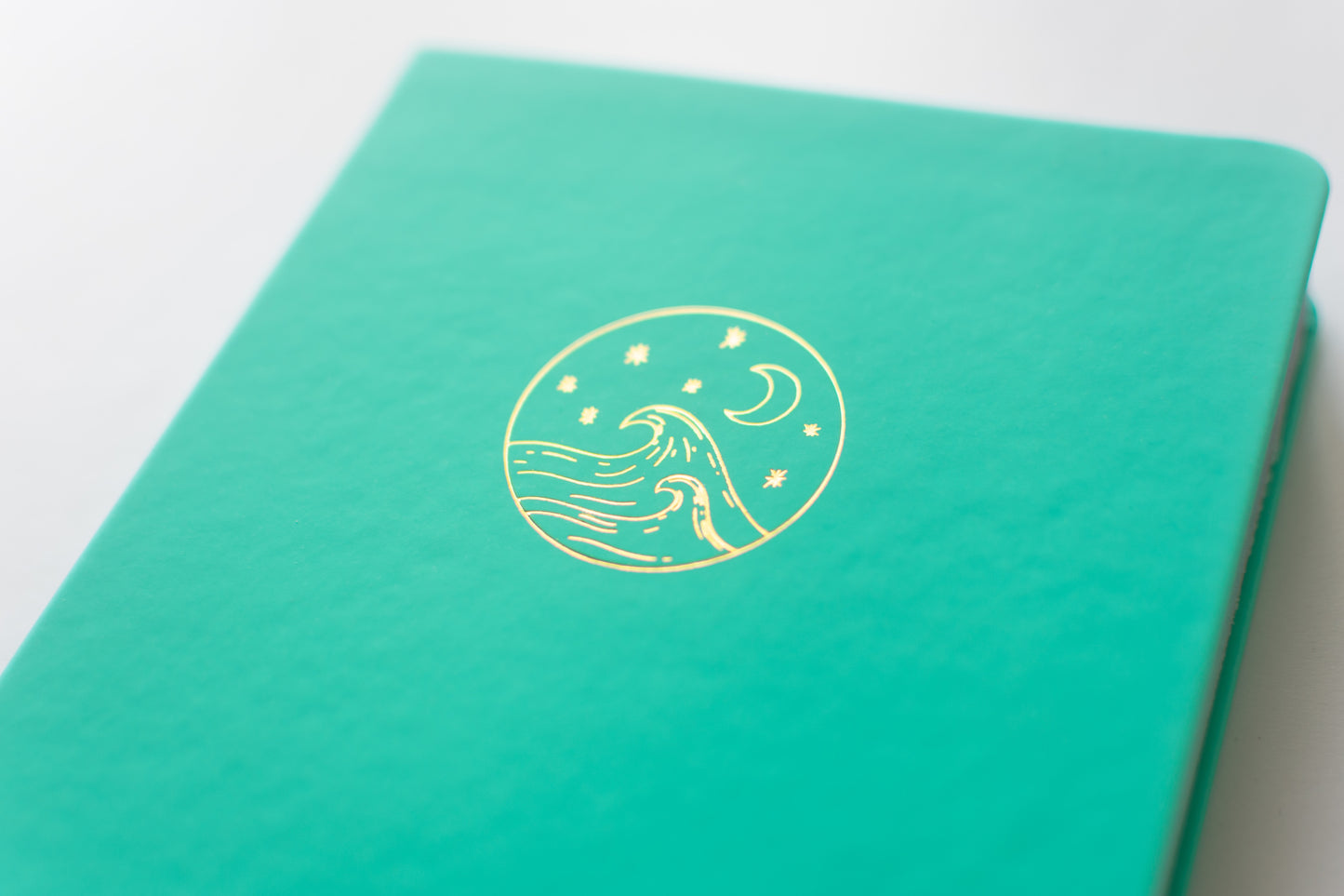 Aqua Sea Wave Notebook