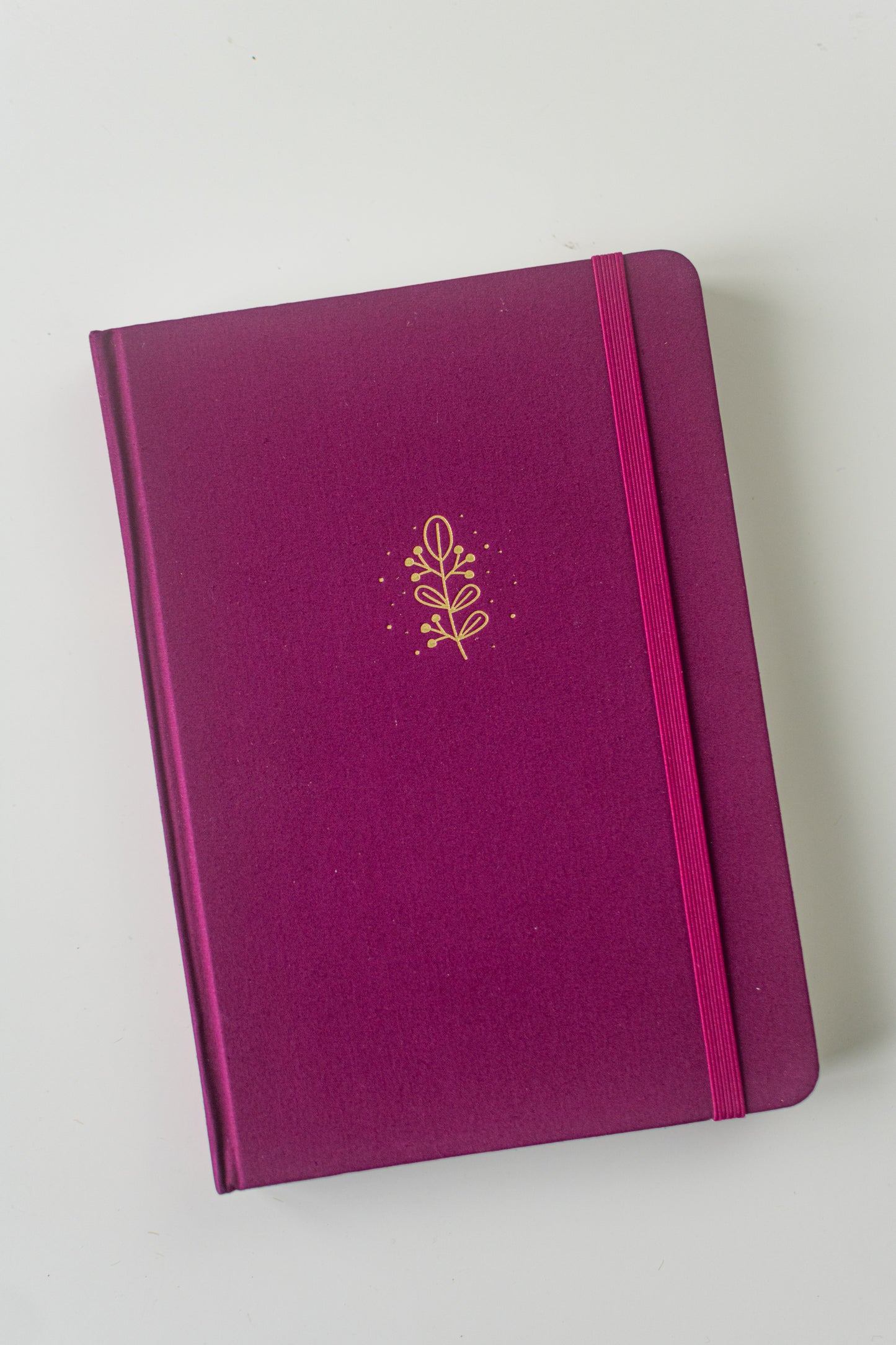 Burgundy Leaf Notebook