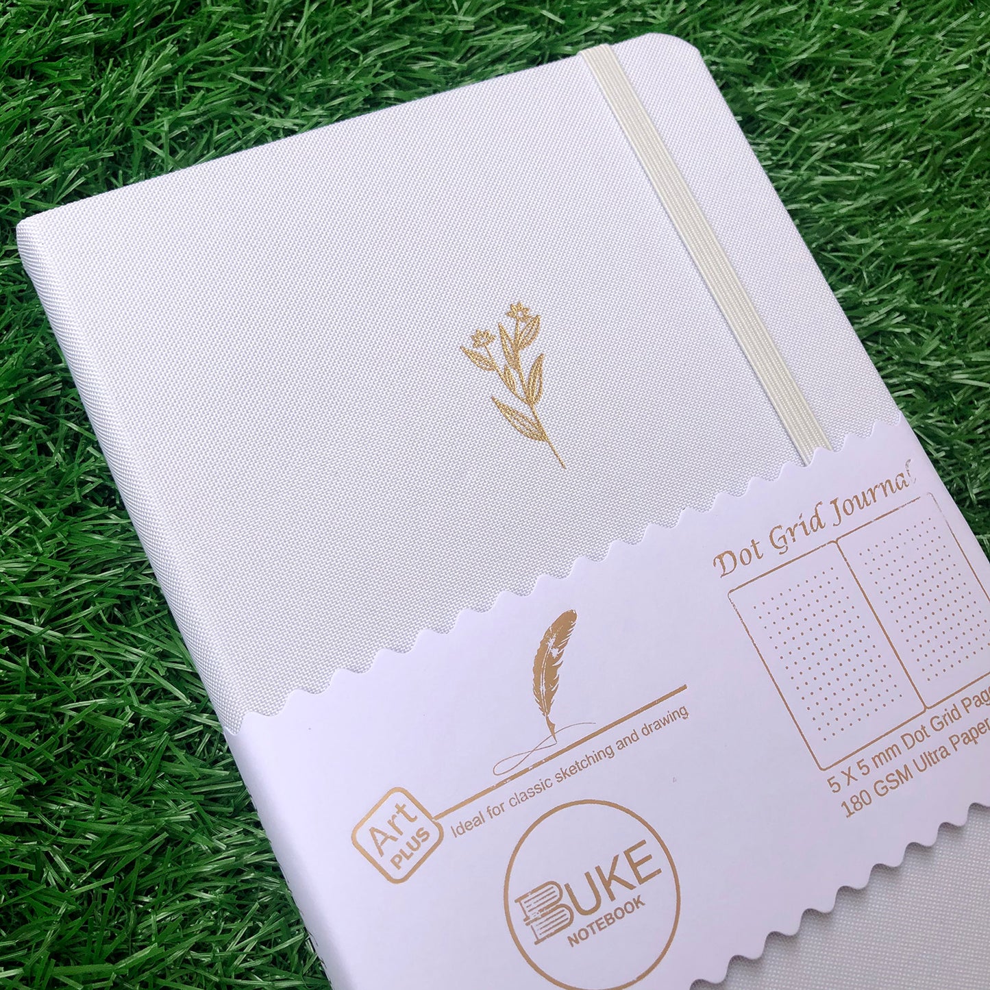Cream Floral Notebook