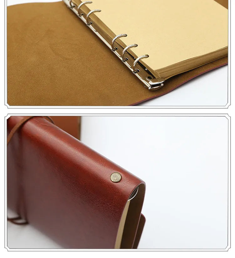 Leaf Leather Notebook