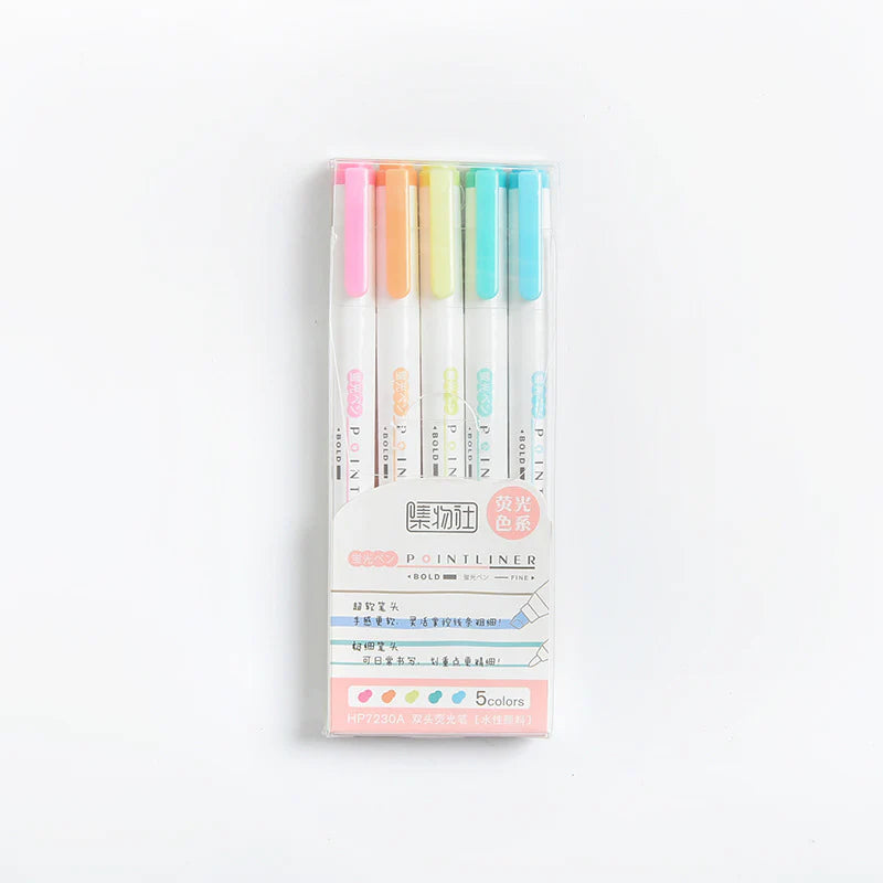 Pointliner Dual Sided Highlighter Set