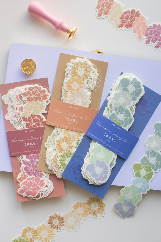 Floral Journal Paper