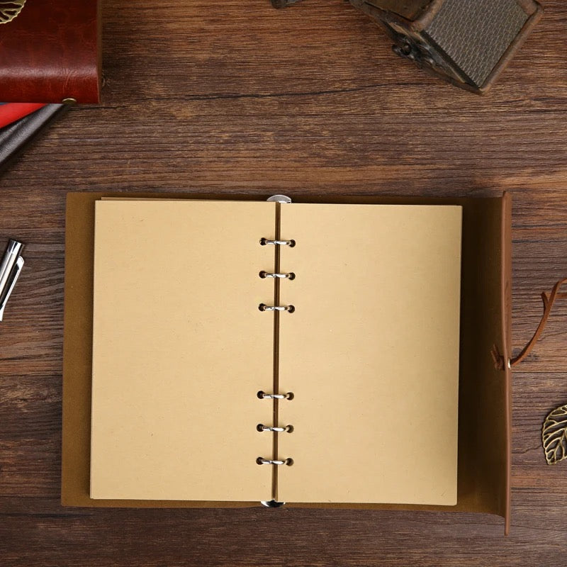 Leaf Leather Notebook