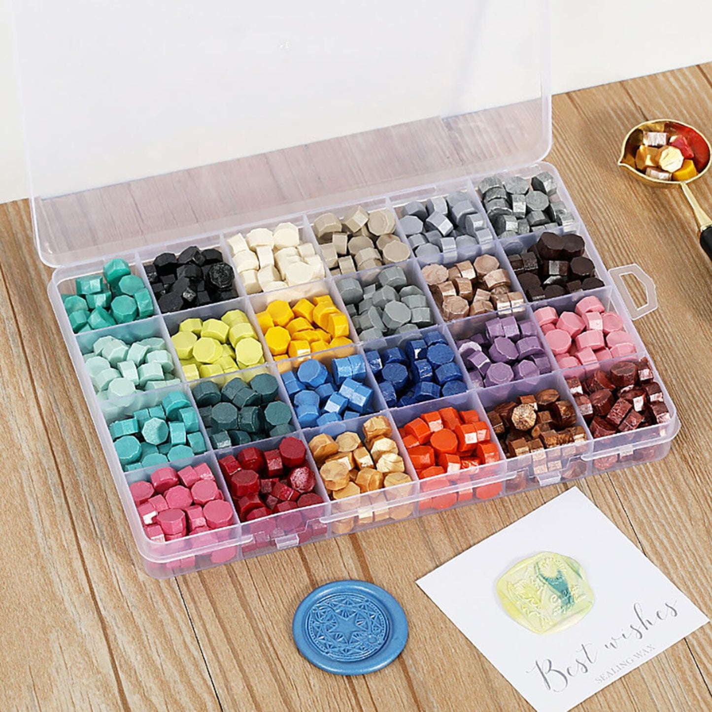 24 Colors Wax Beads