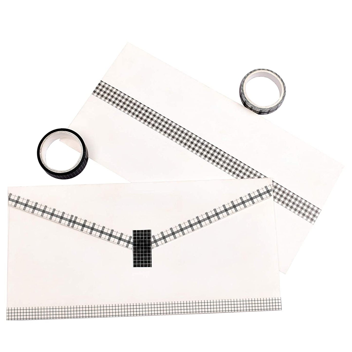 Black Plaid Washi Tape