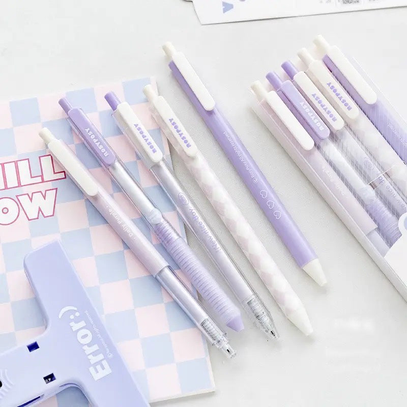 Rosy Posy Vanilla Gel Pen Set