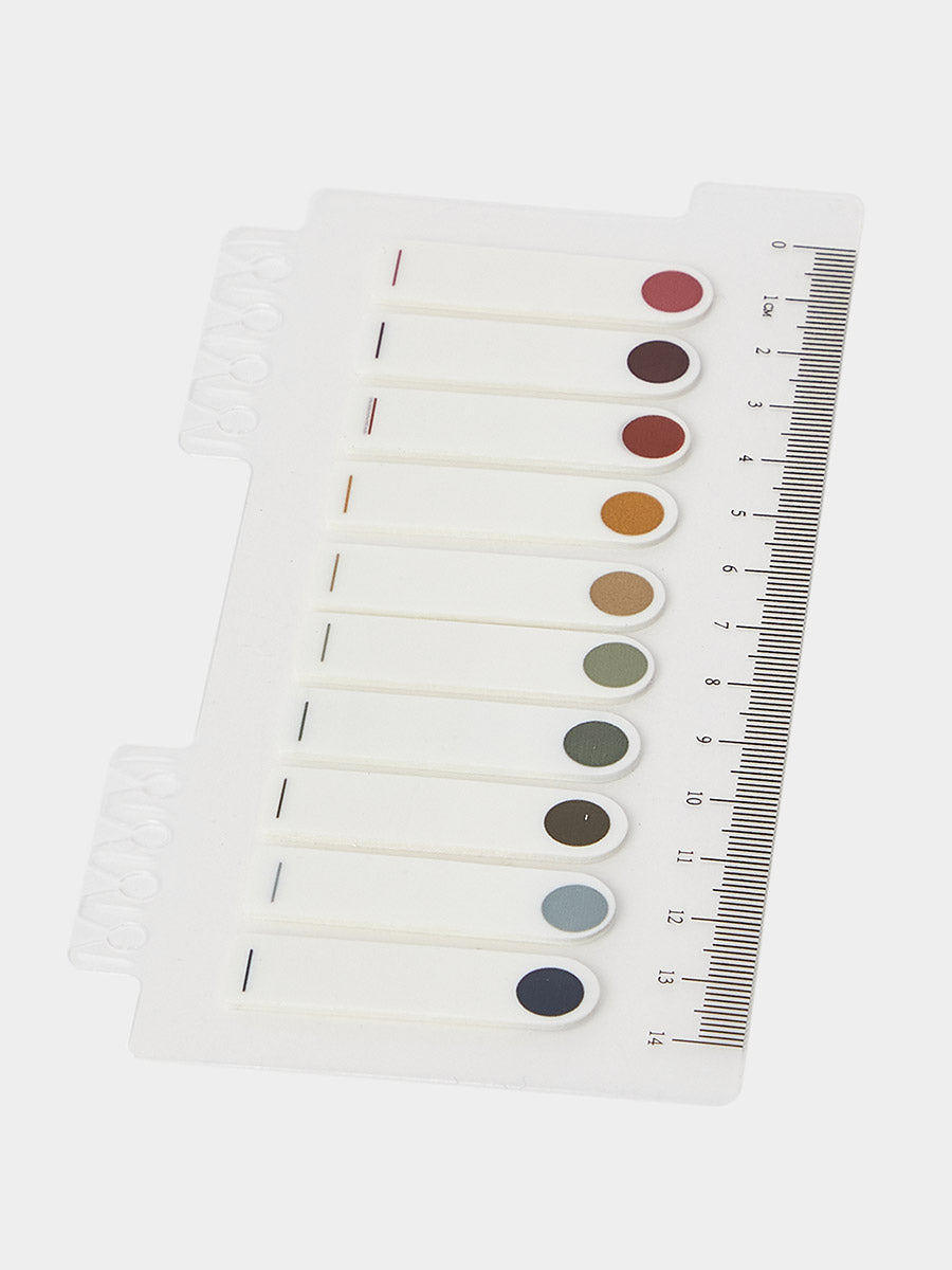 European Vintage Tag Sticky Notes With Ruler