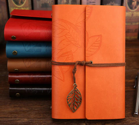 Leaf Leather Notebook