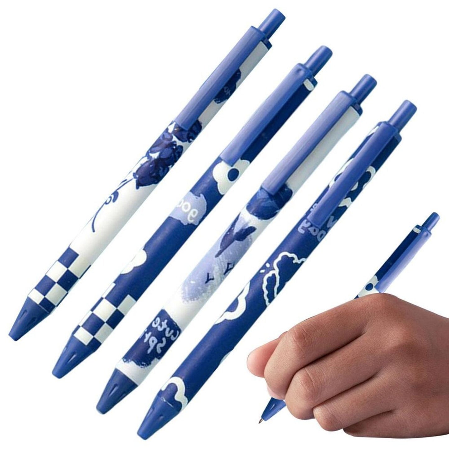 Moka Blue Rose Gel Pen Set