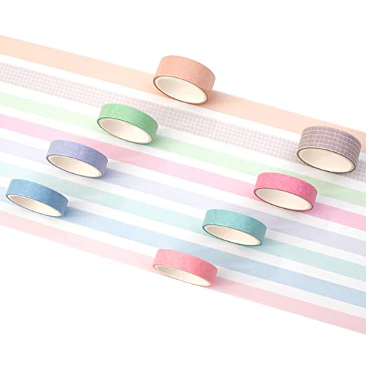 Champagne Blue Washi Tape Set
