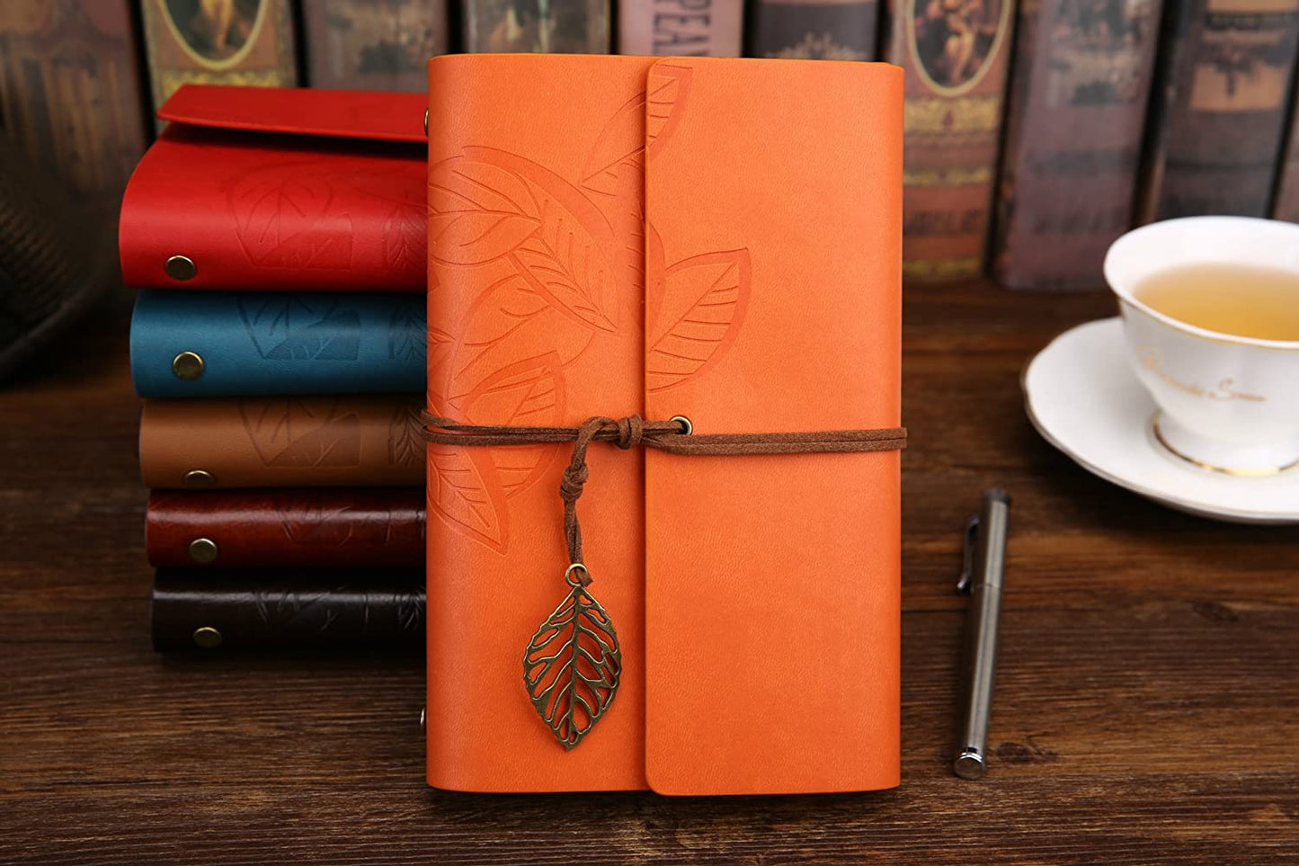 Leaf Leather Notebook