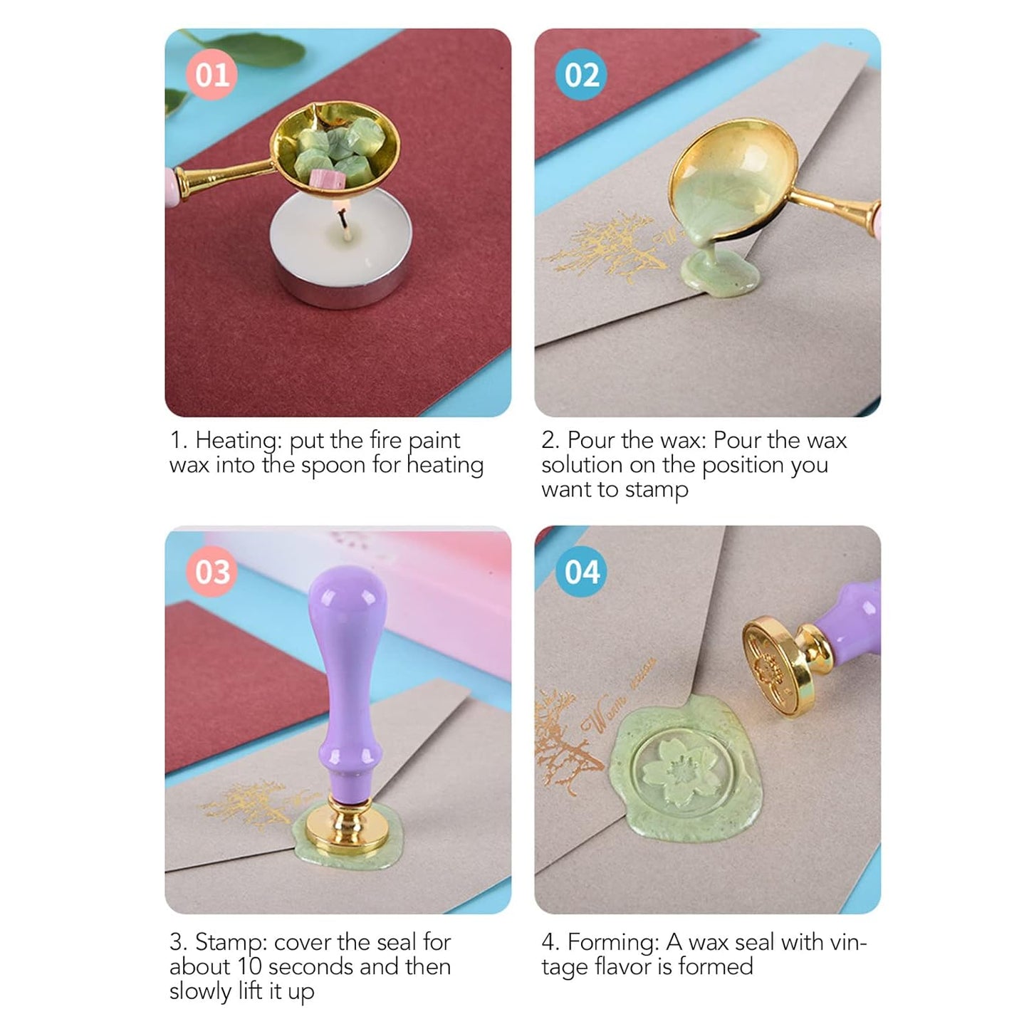 Spring Wax Seal Stamp Kit