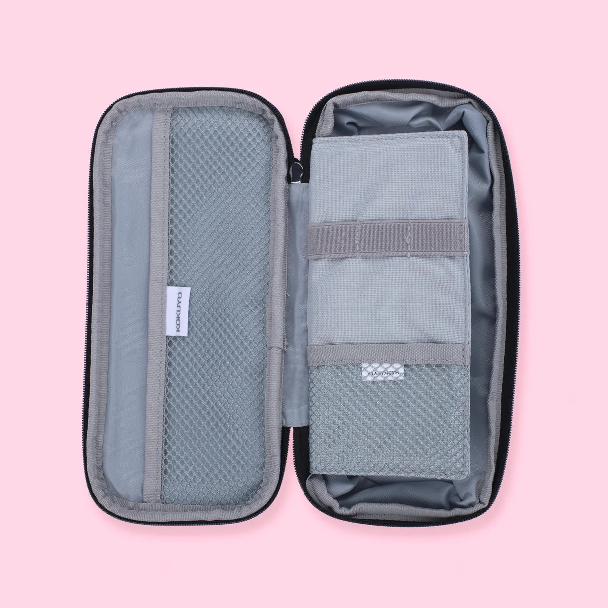 Kokuyo Expandable Pen Case BlackGray