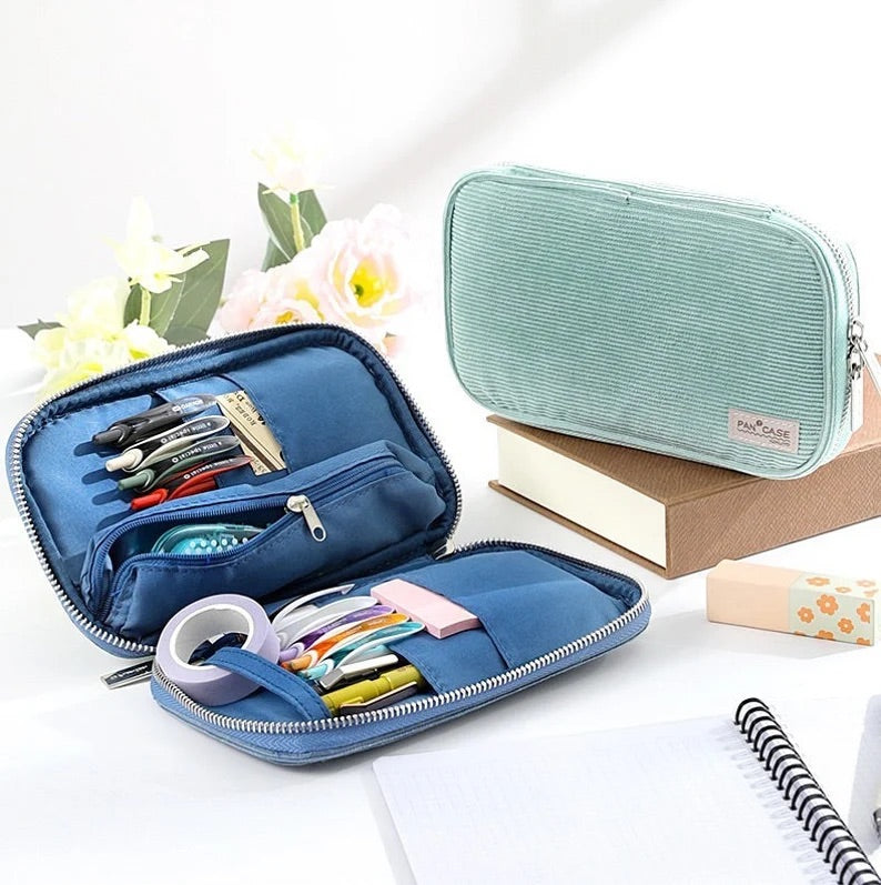 Kokuyo Corduroy Pan Pencil Case
