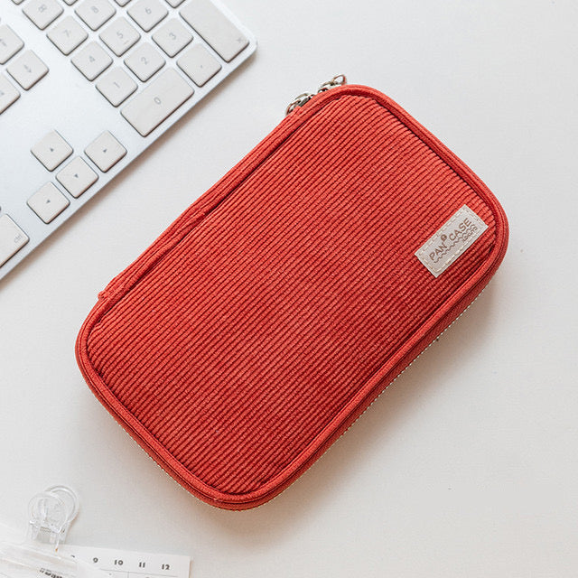 Kokuyo Corduroy Pan Pencil Case