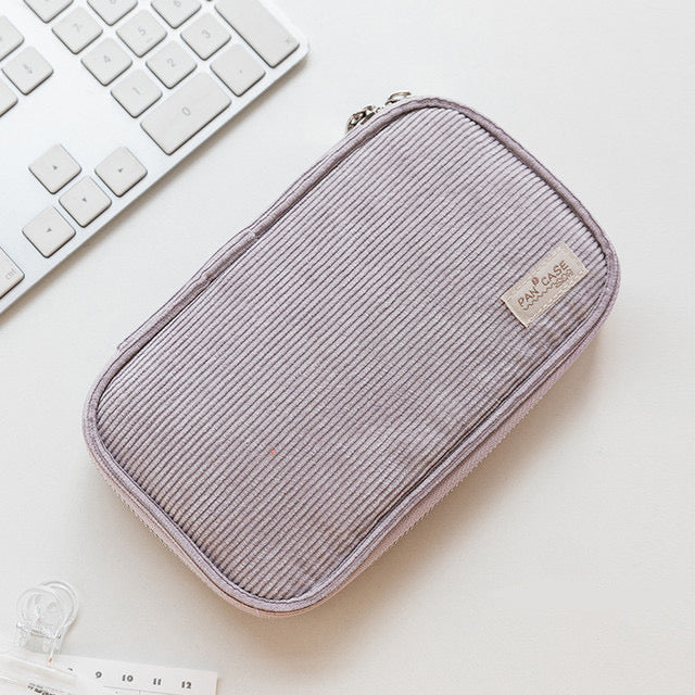 Kokuyo Corduroy Pan Pencil Case
