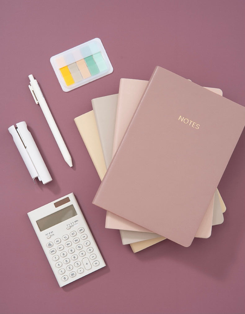 Pastel Leather Notebook
