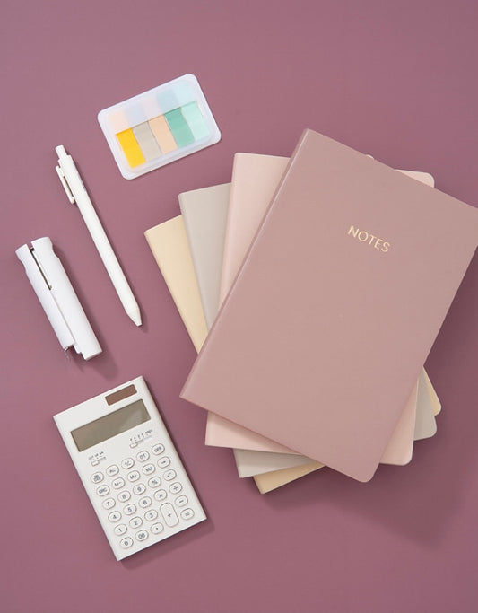 Pastel Leather Notebook
